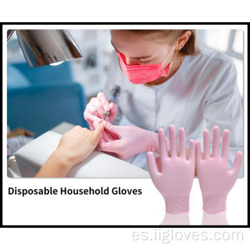 Guantes de tareas domésticas desechables guantes de nitrilo